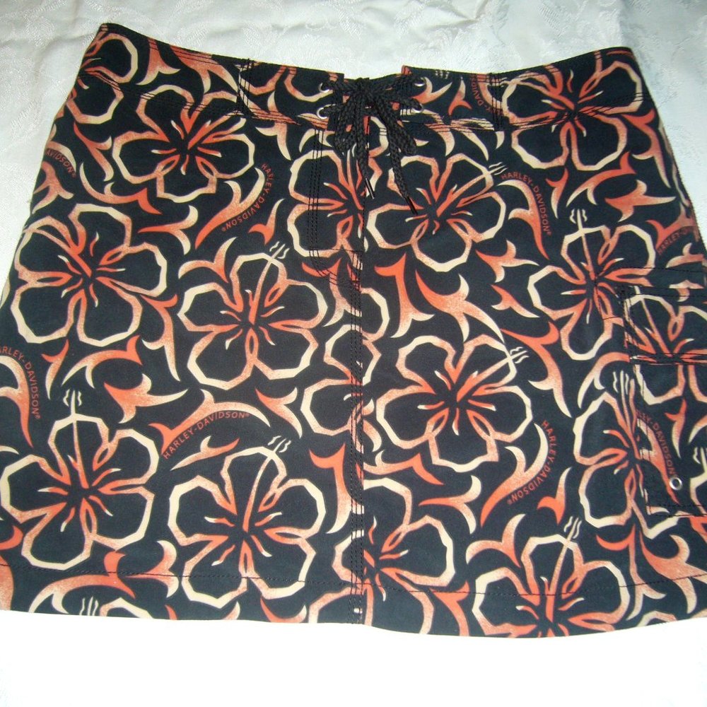 Harley Davidson skirt with pockets,